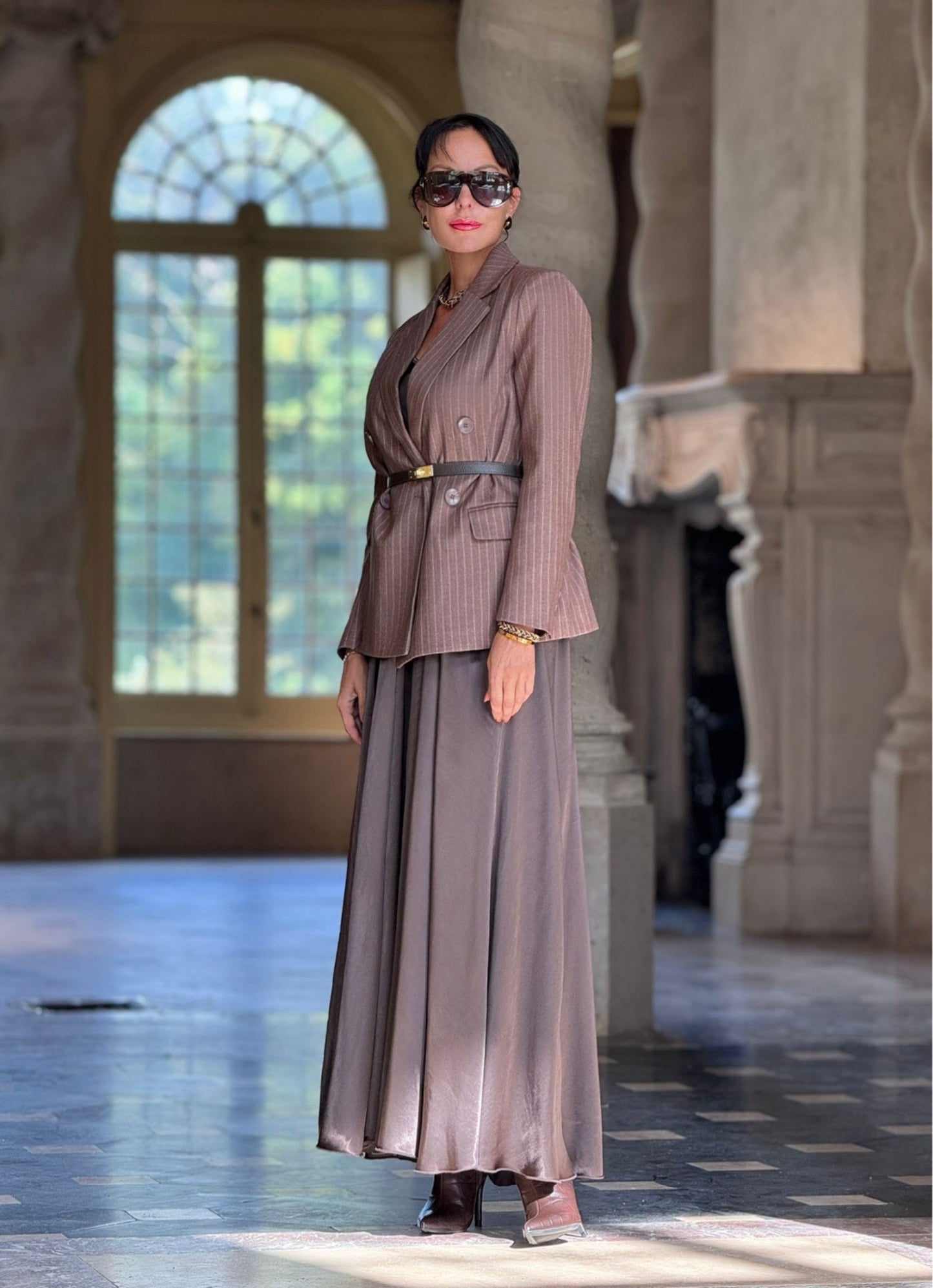 Dress Mika long choco