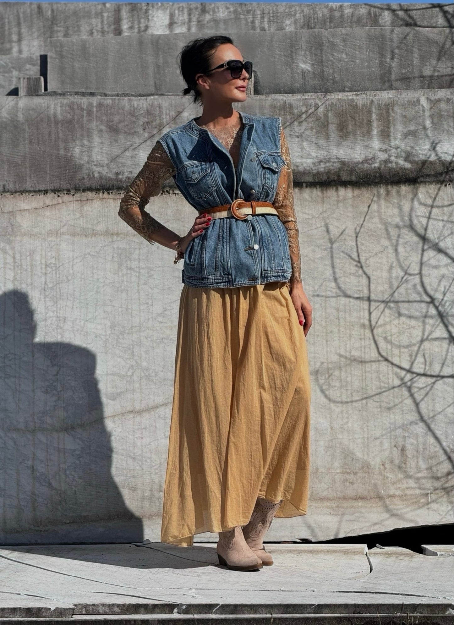 Skirt caspian camel