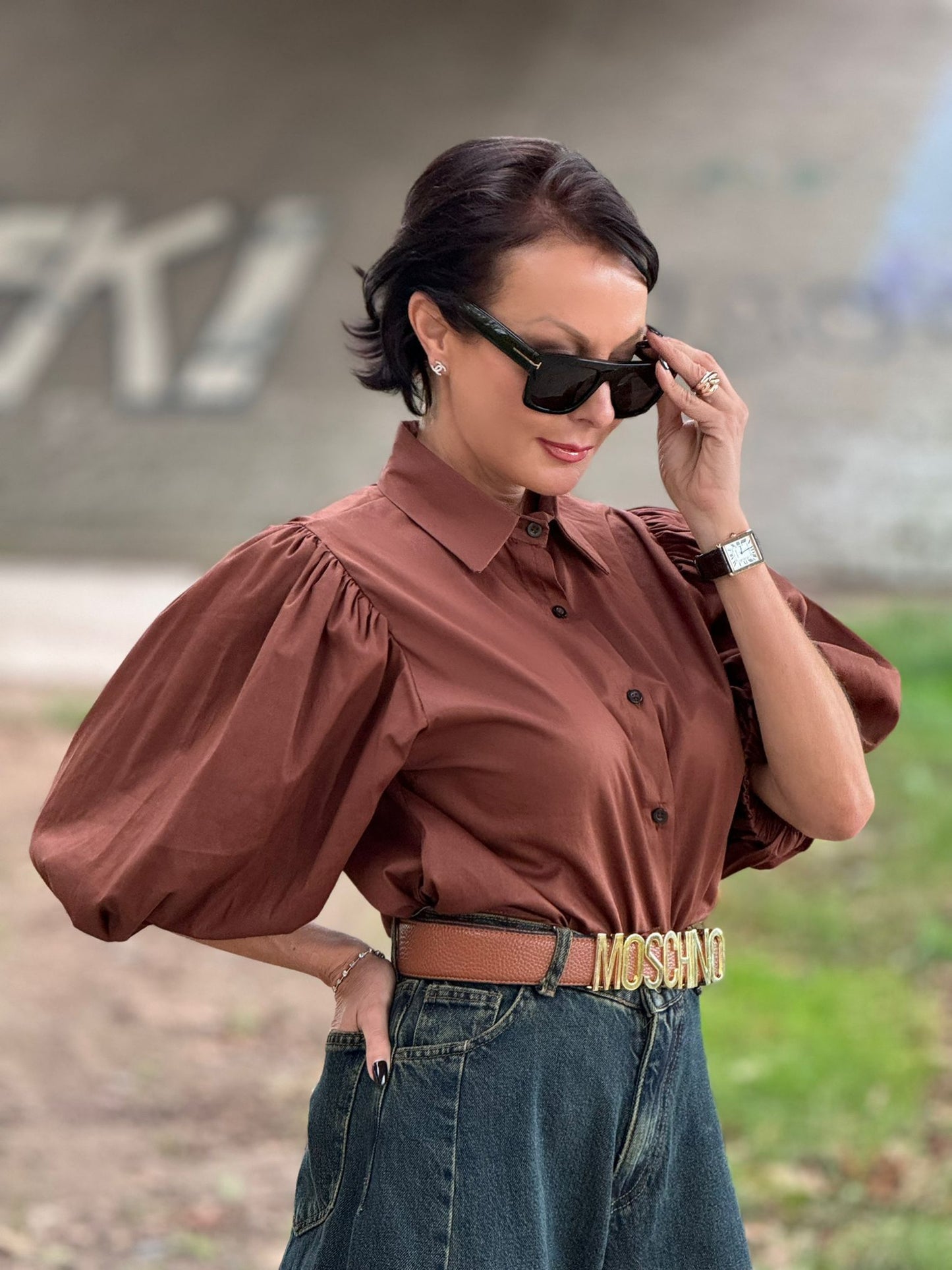 Blouse Linden camel