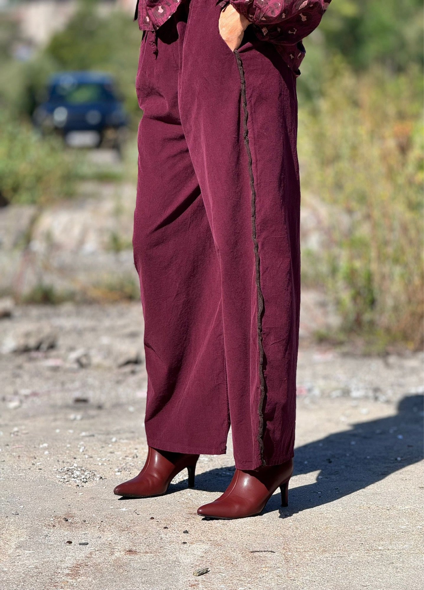 Pants Lyra burgundy
