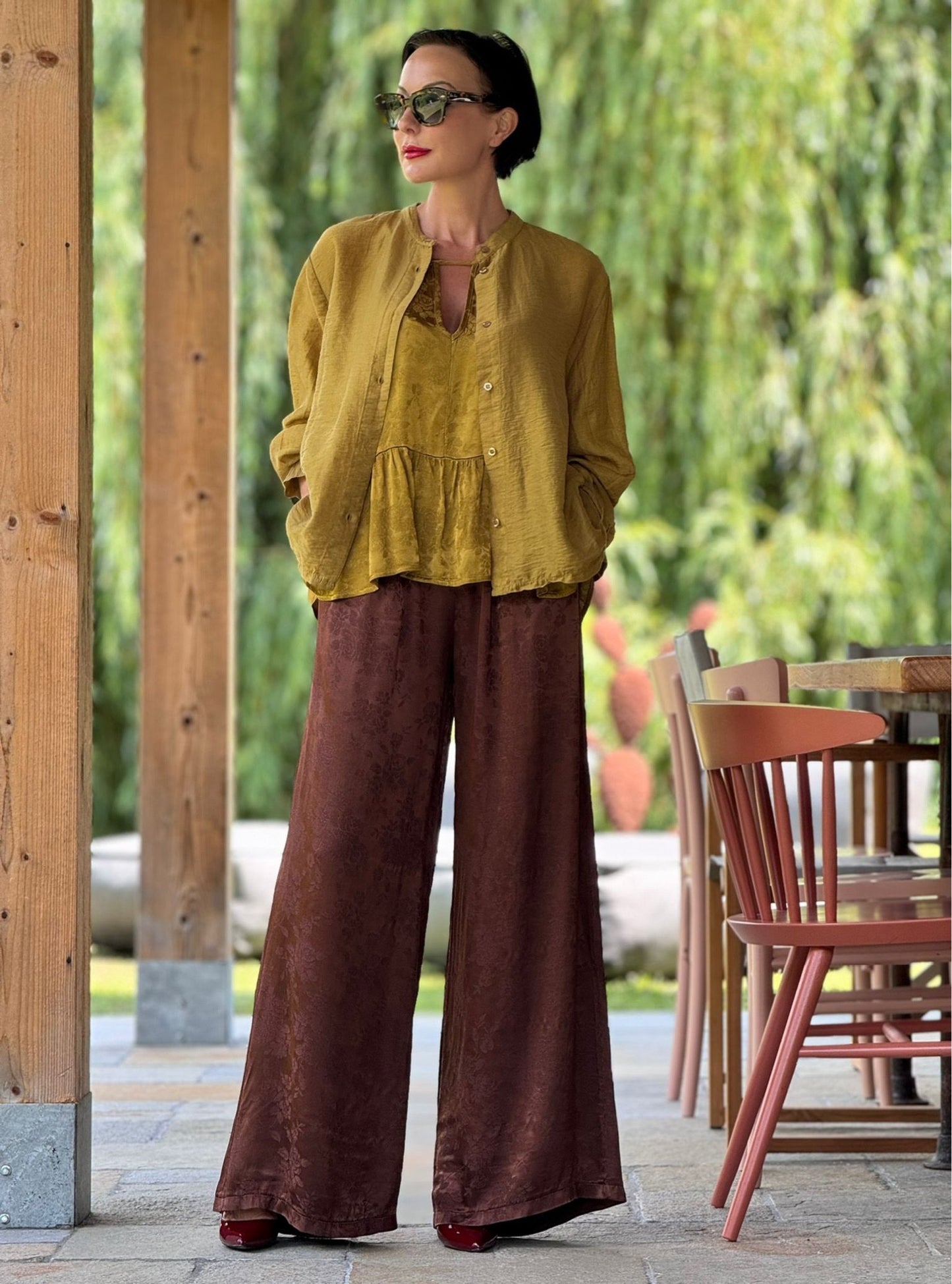 Pants Grape paisley