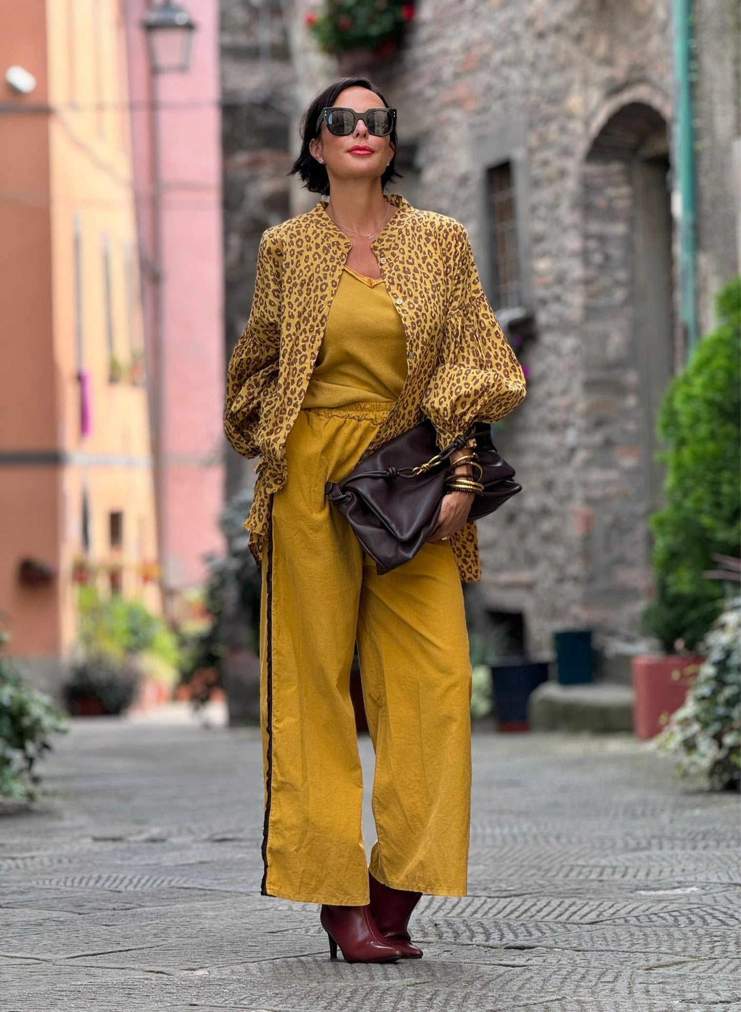 Pants Lyra mustard