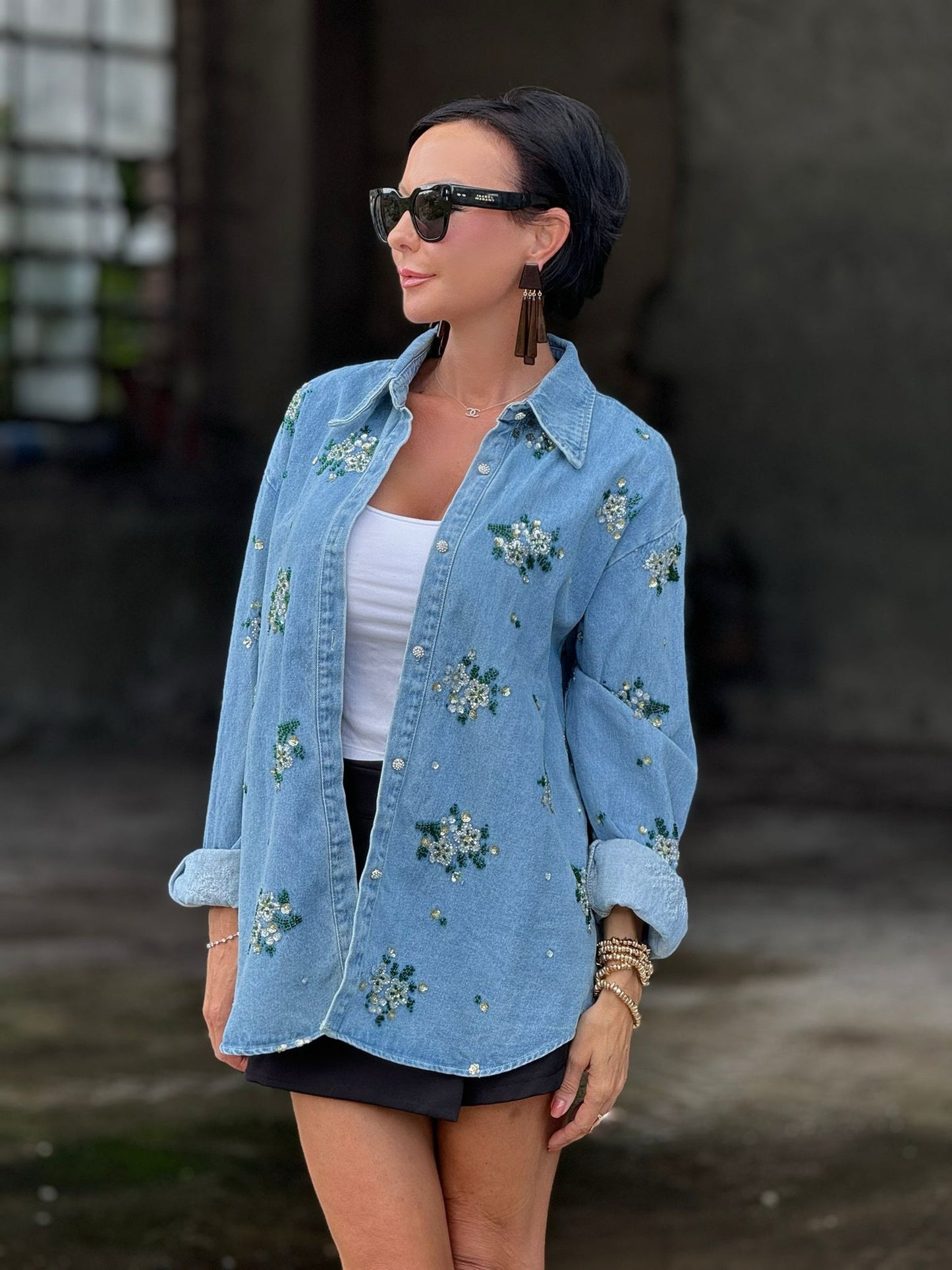 Jacket Lyra strass jeans