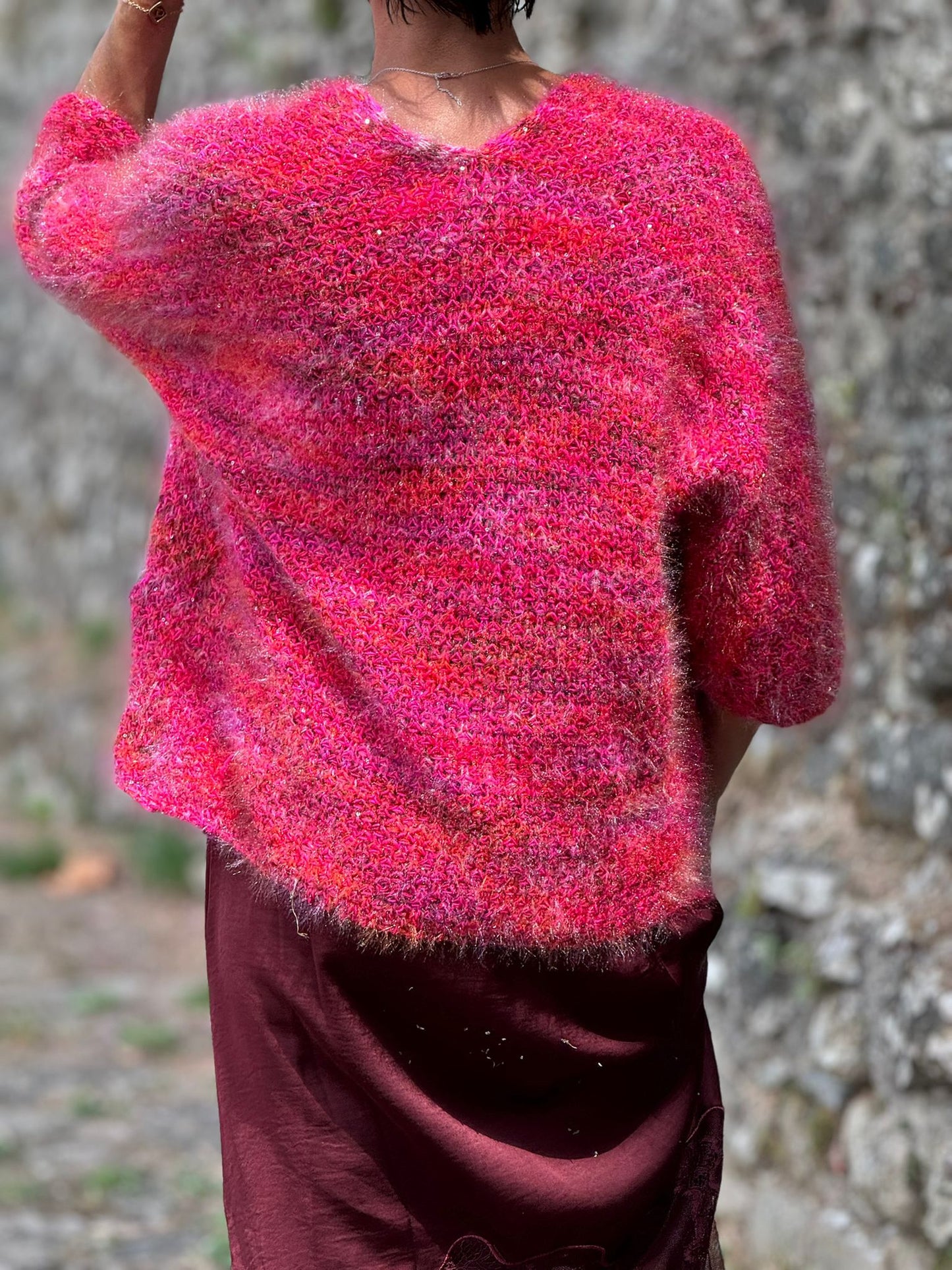 Cardigan Ember fushia