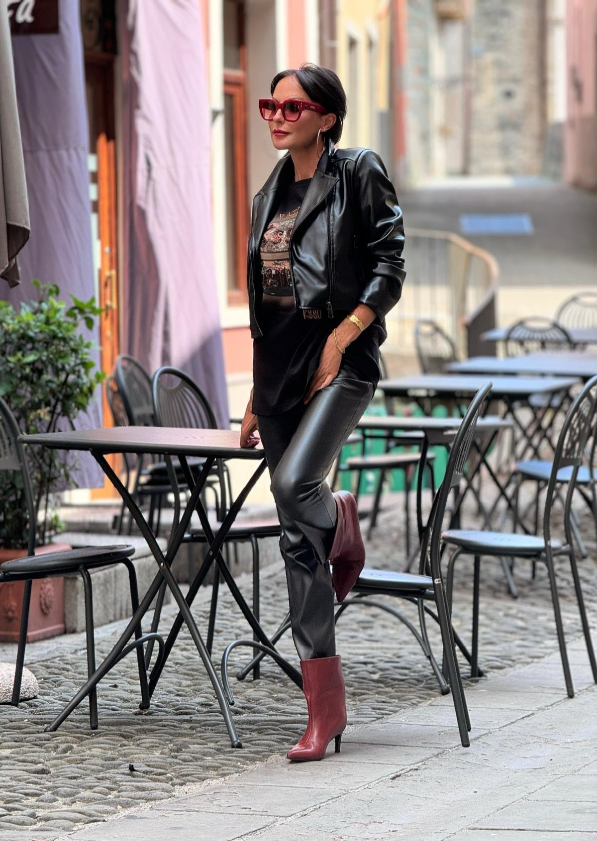 Jacket Rocca leatherlook