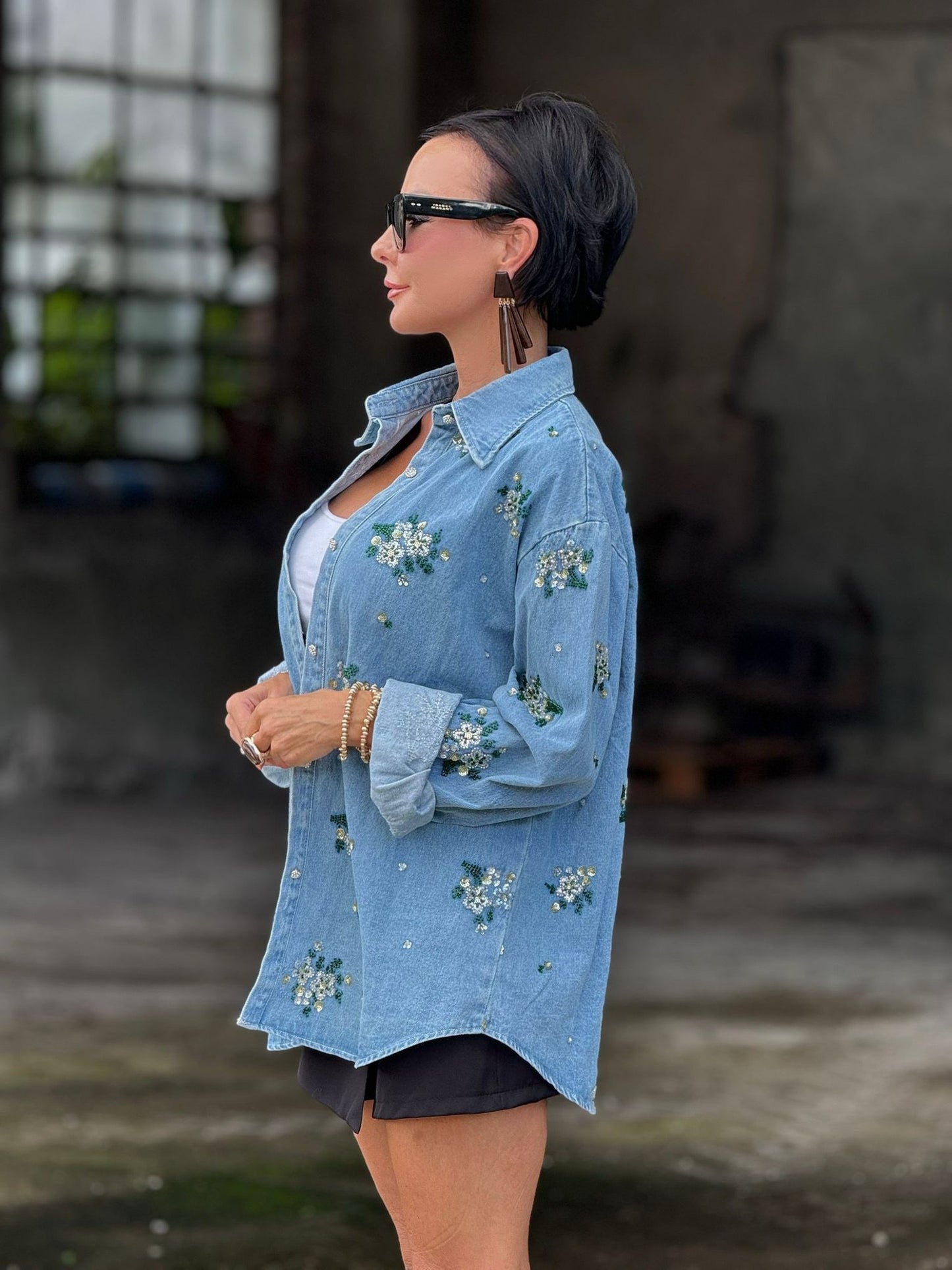 Jacket Lyra strass jeans