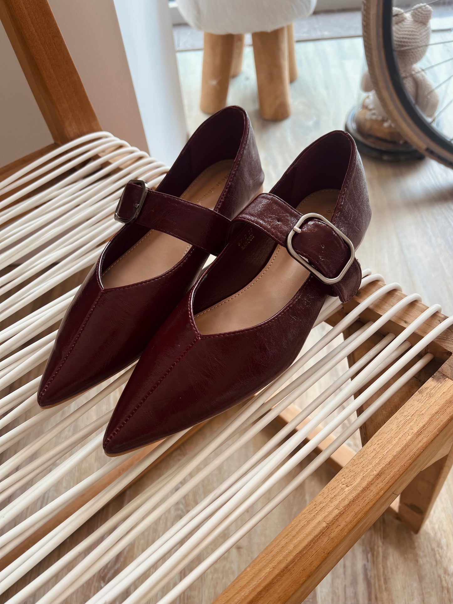 Ballerin Leave burgundy