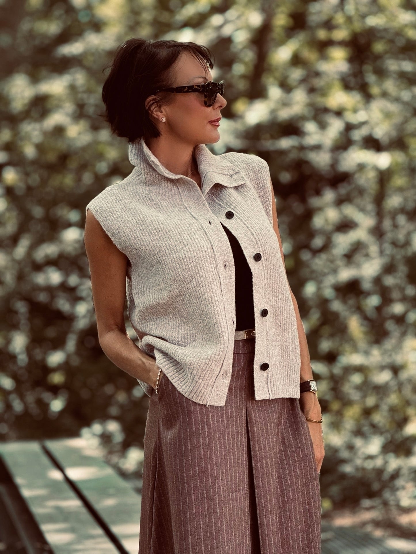 Pull Ella taupe