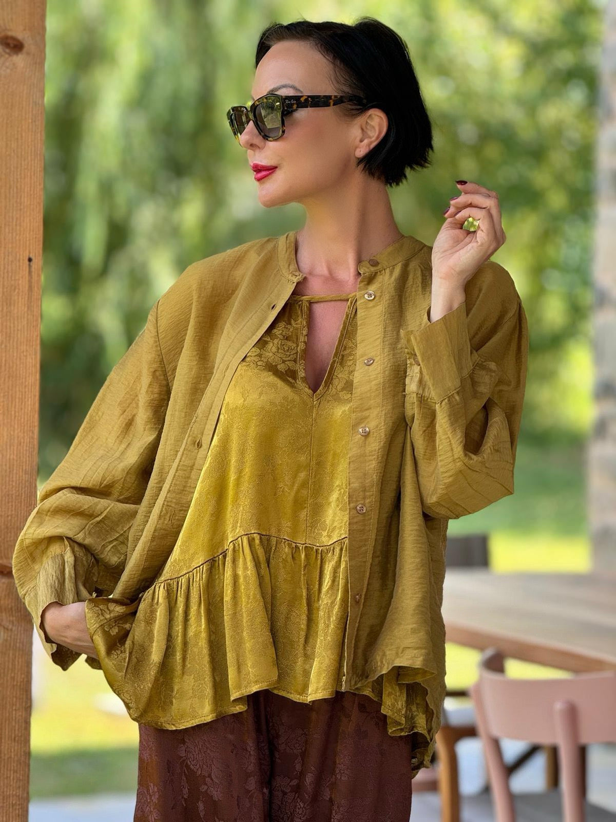 Blouse Grape LM