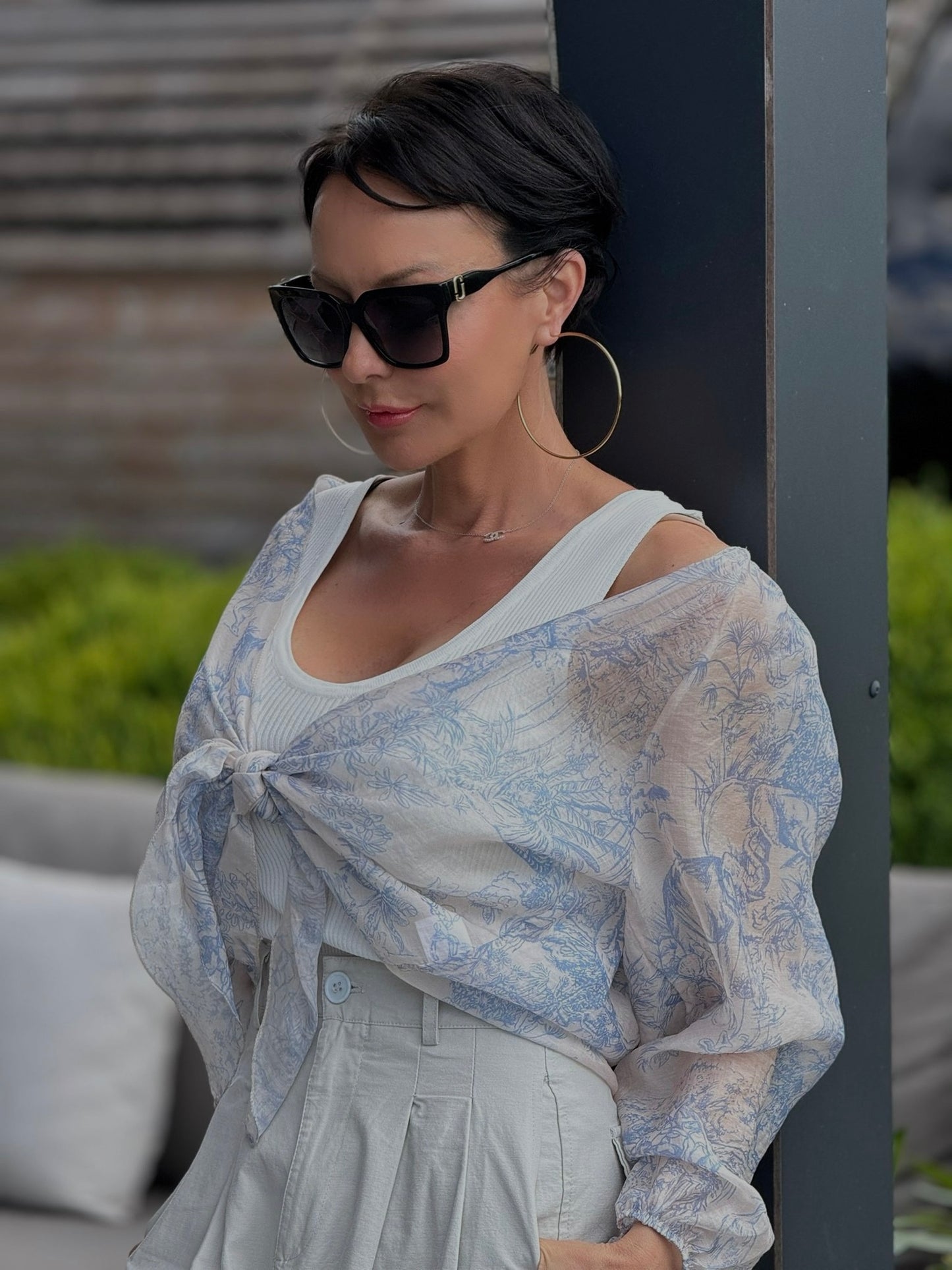 Blouse mermaid light blue