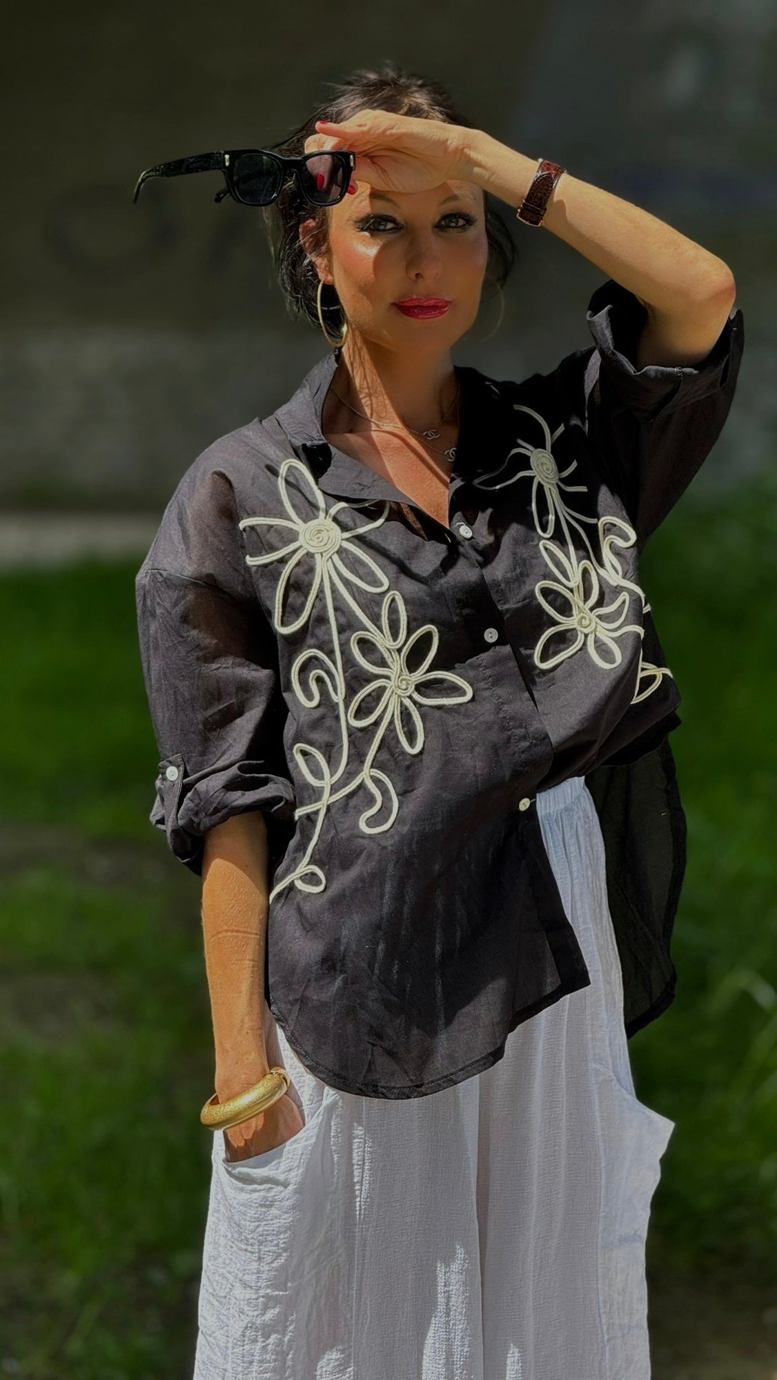 Blouse Sanremo black