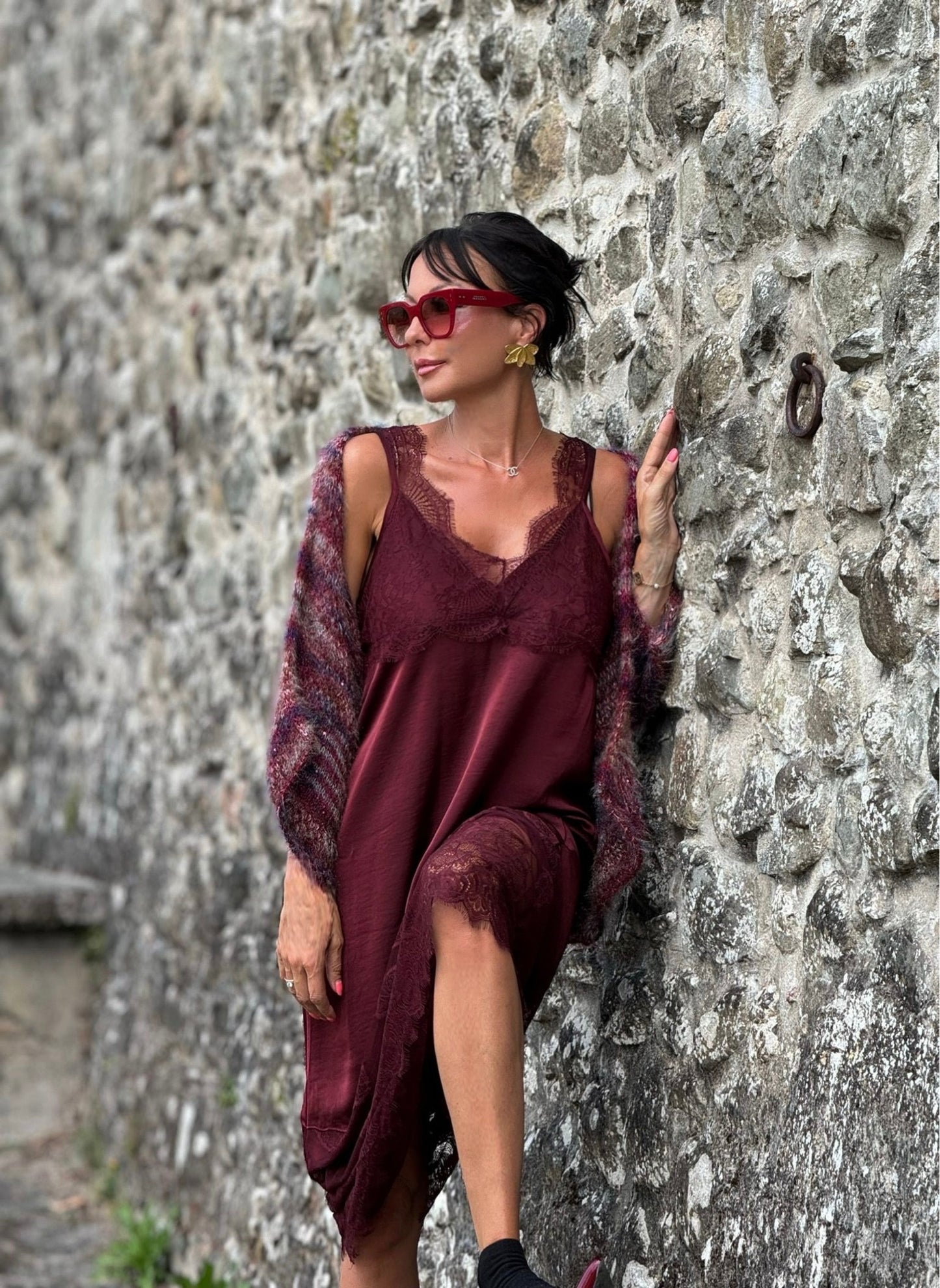 Cardigan Ember burgundy