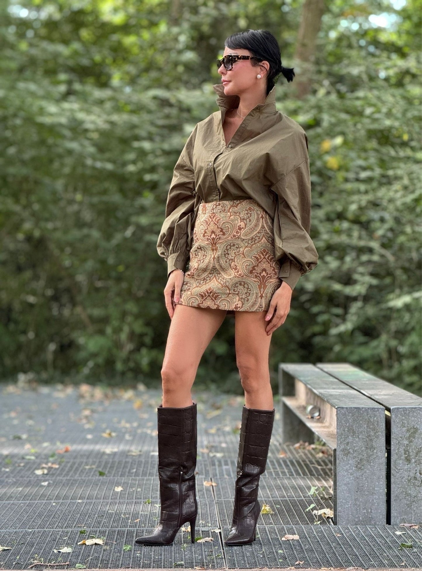Skirt Scarlett green