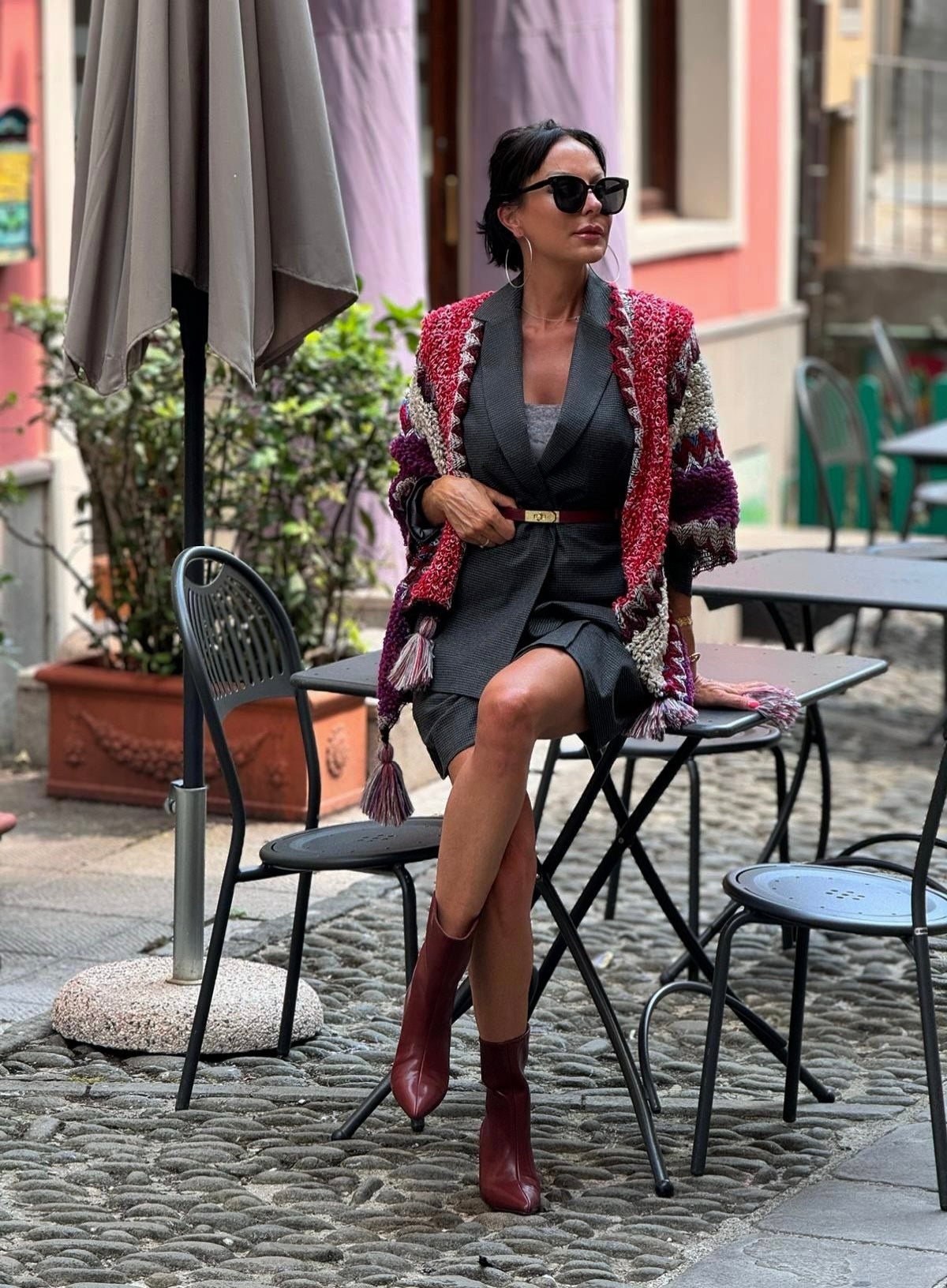 Blazer Raven tartan