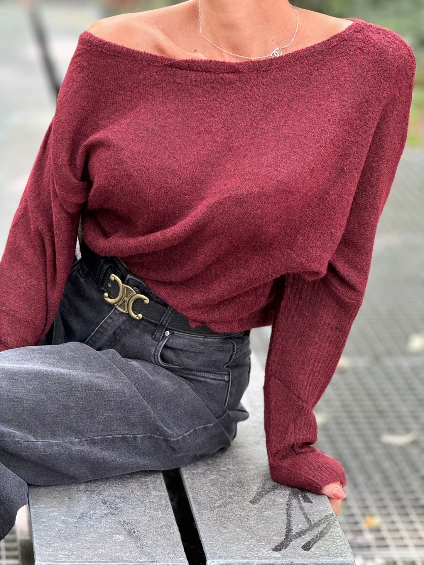 Pull Colette burgundy