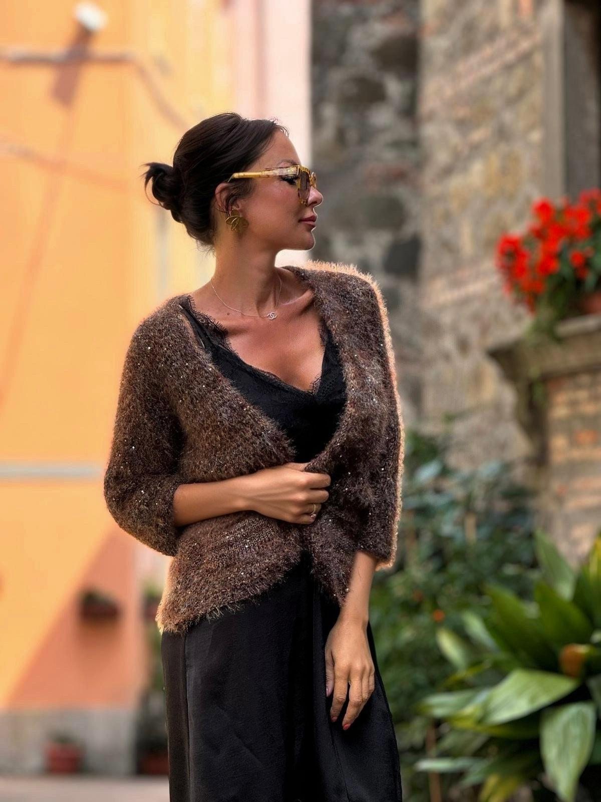 Cardigan Ember chocolate