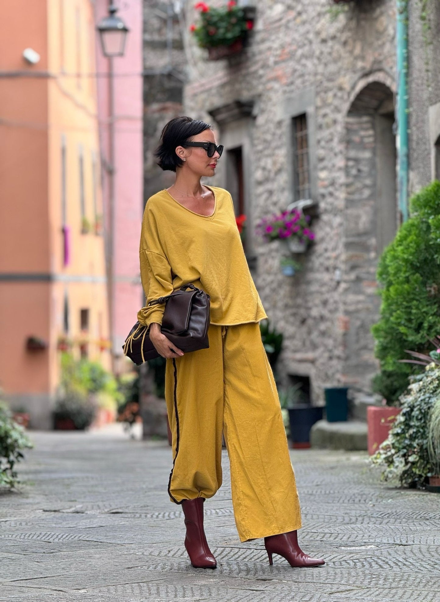 Pants Lyra mustard