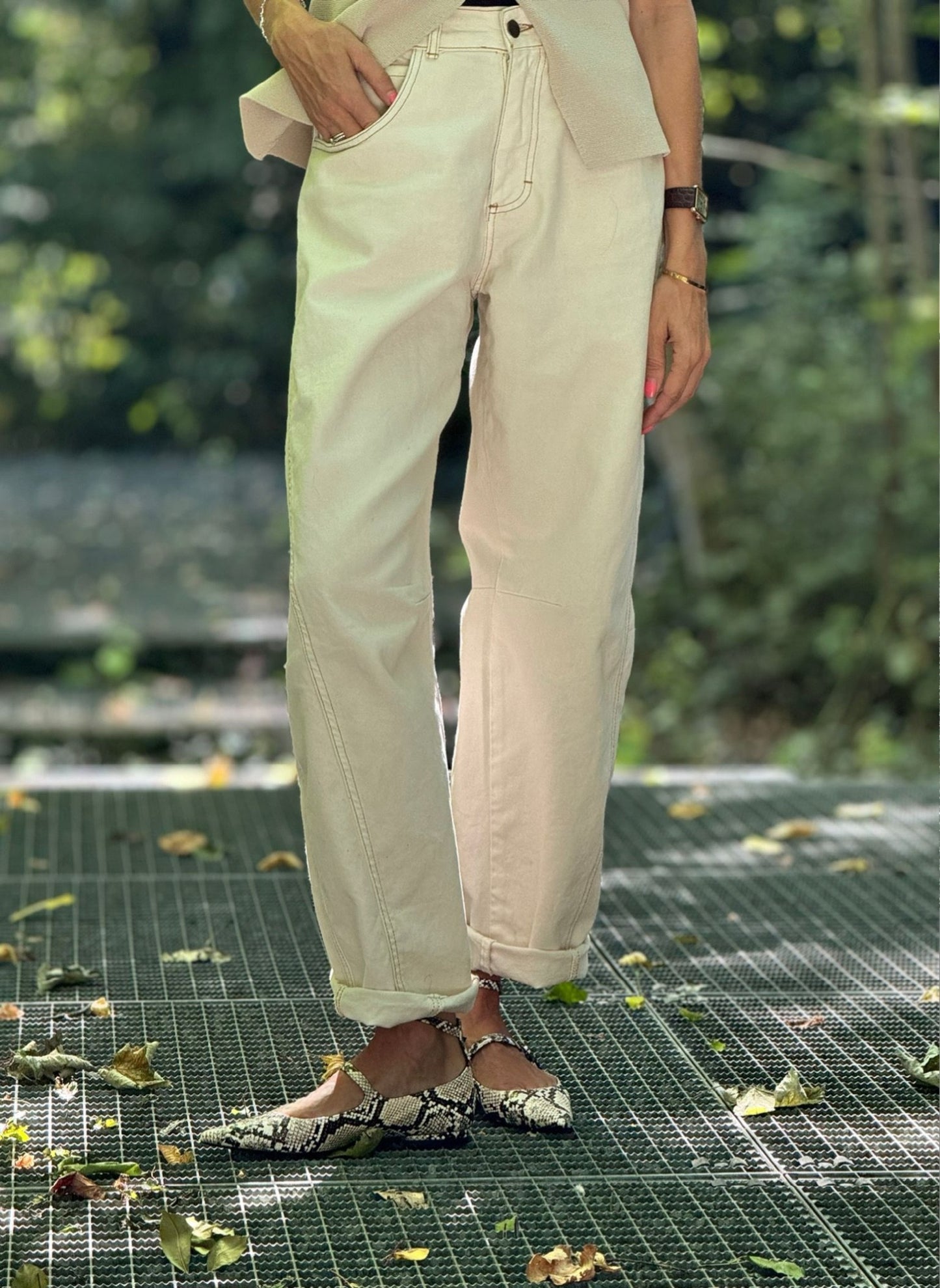 Pants jeans burro
