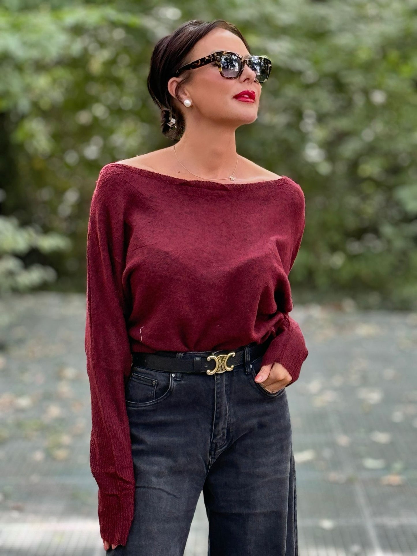 Pull Colette burgundy
