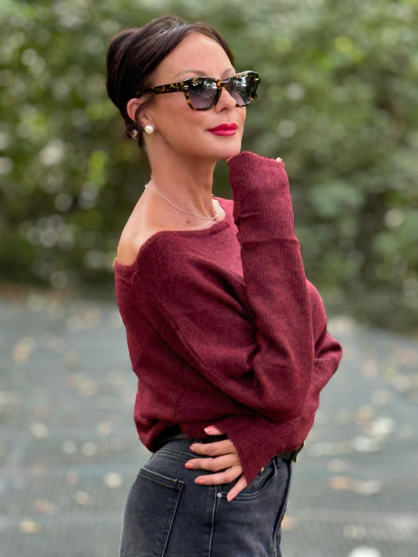 Pull Colette burgundy