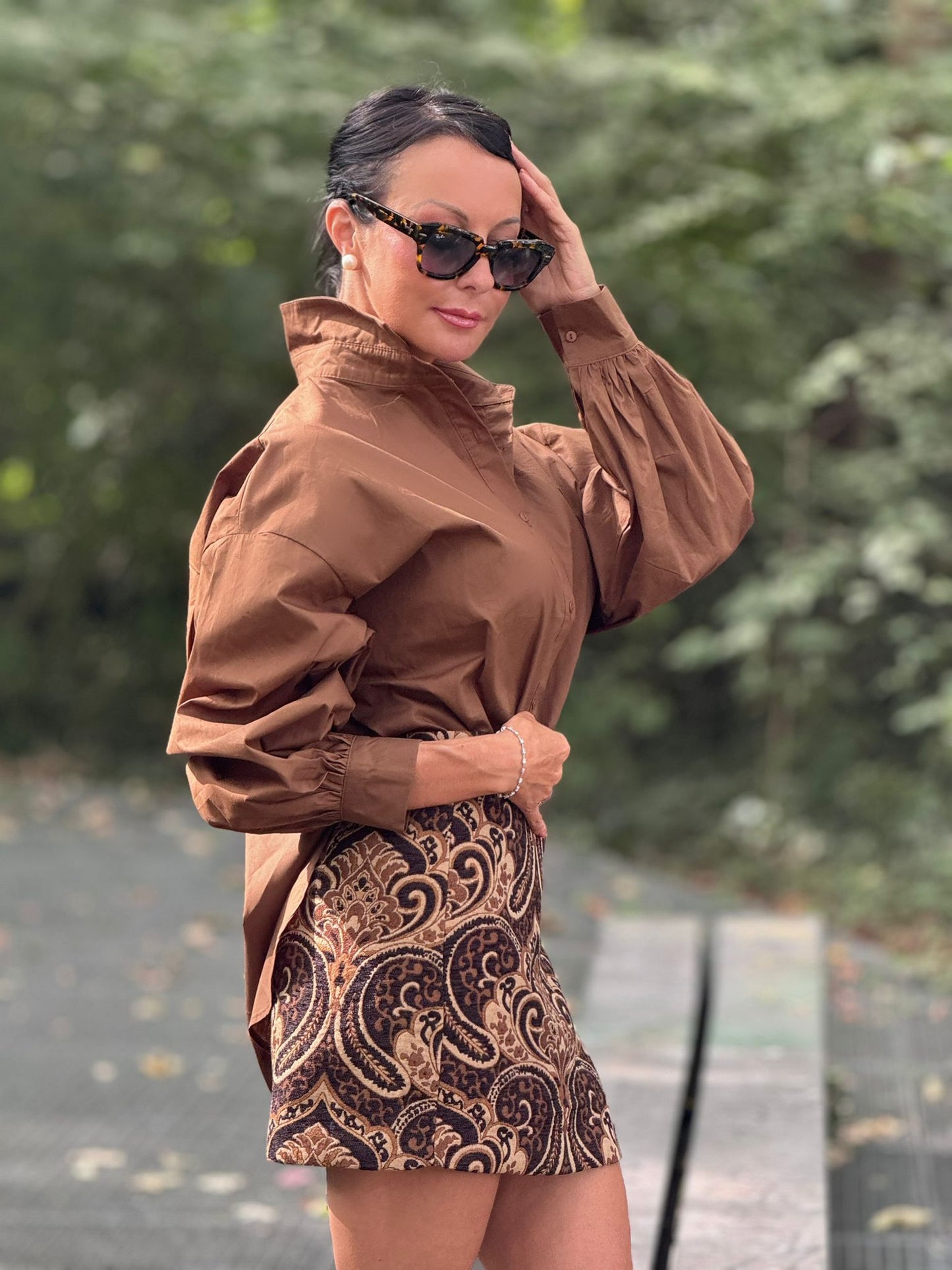 Skirt Scarlett choco