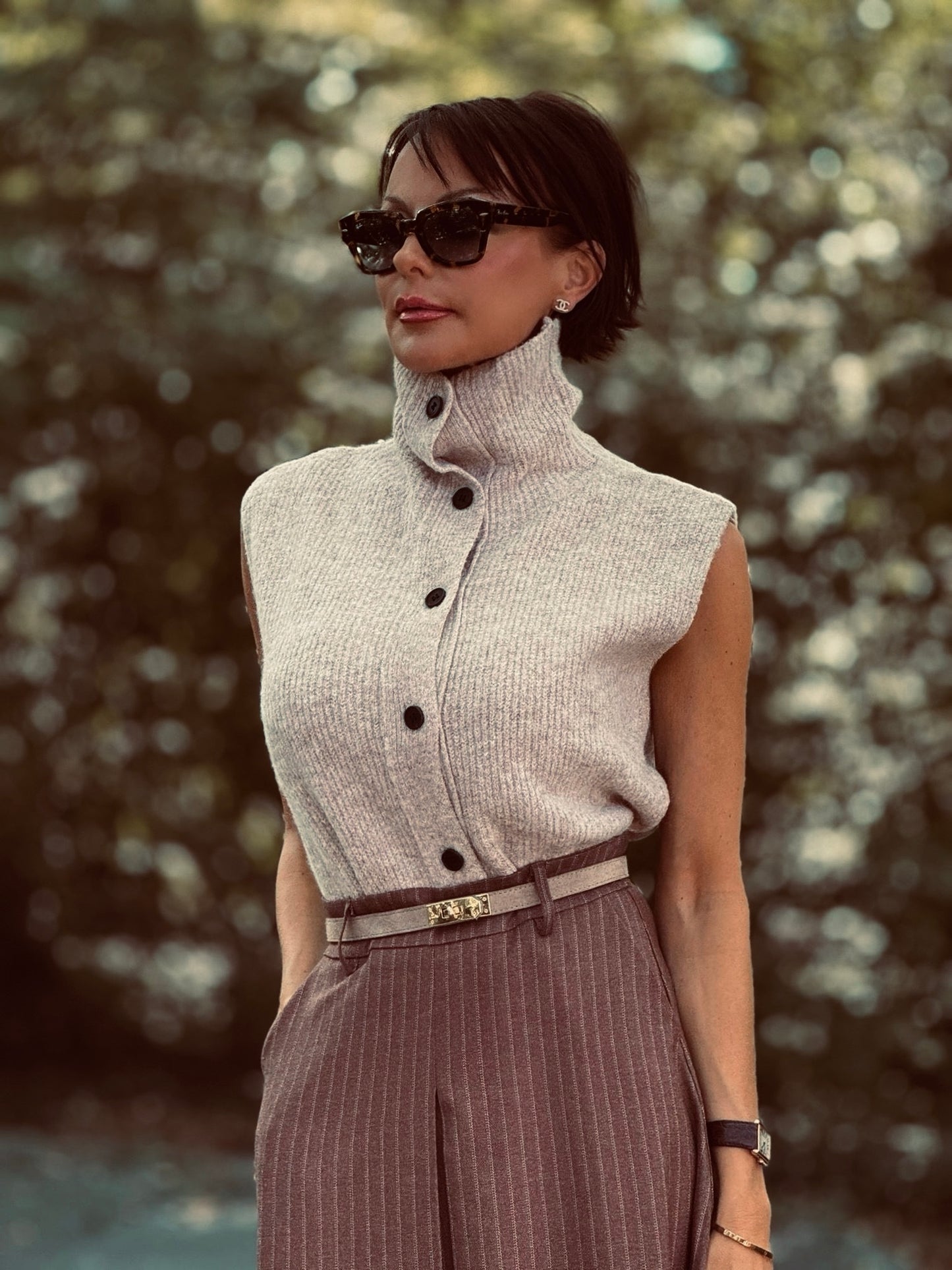 Pull Ella taupe