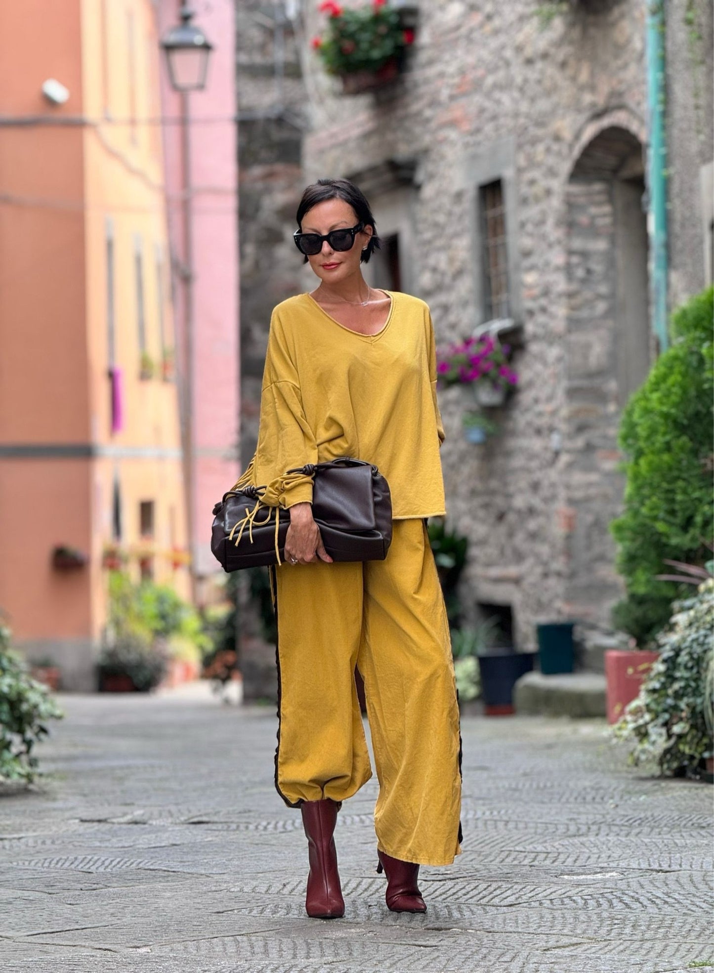 Pants Lyra mustard