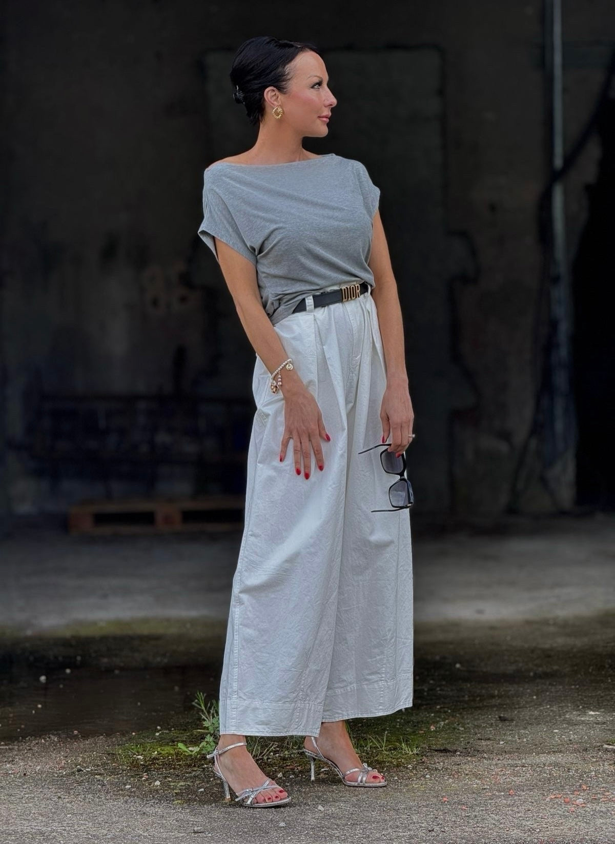 Pants savannah cotton white