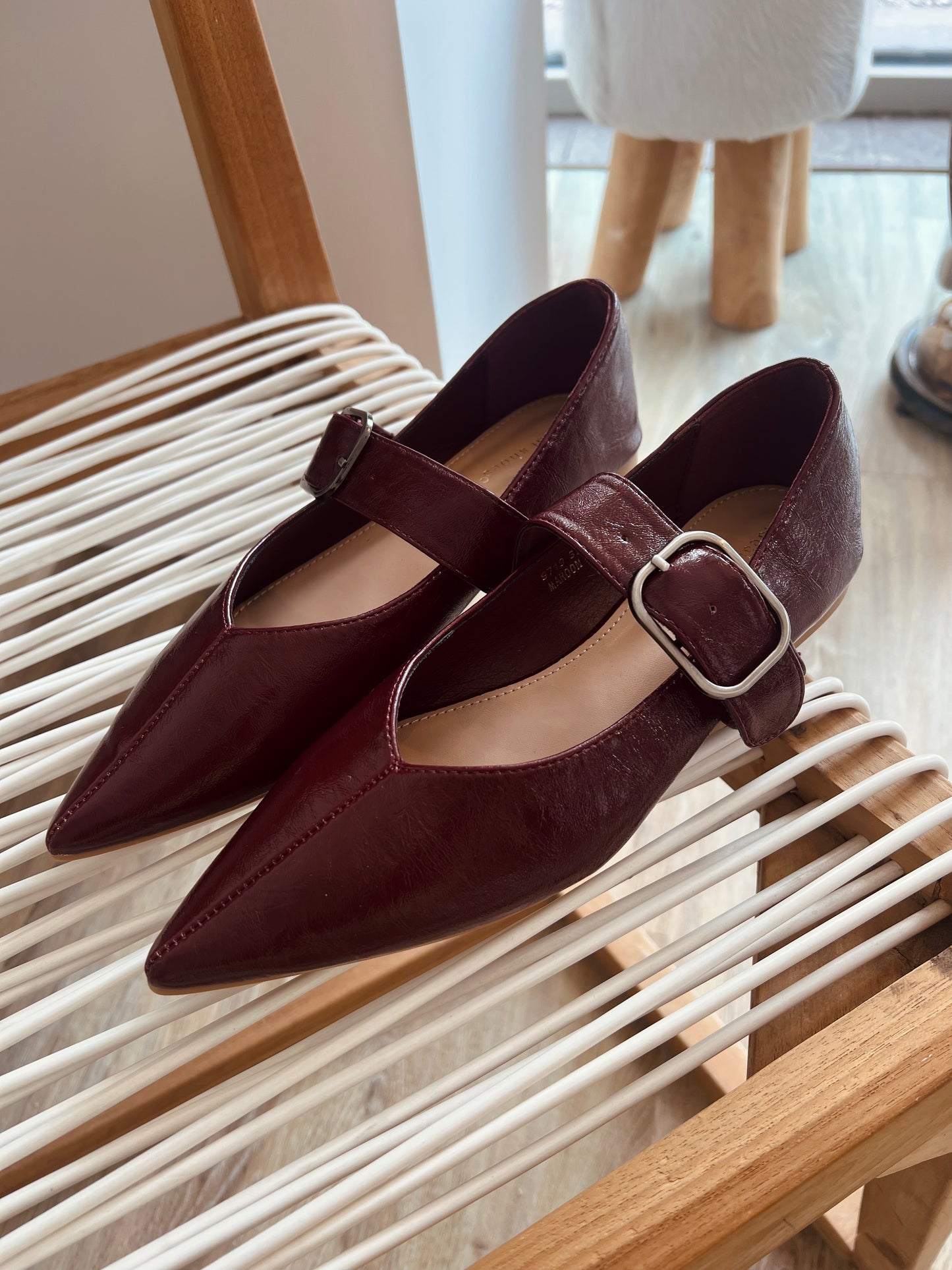 Ballerin Leave burgundy