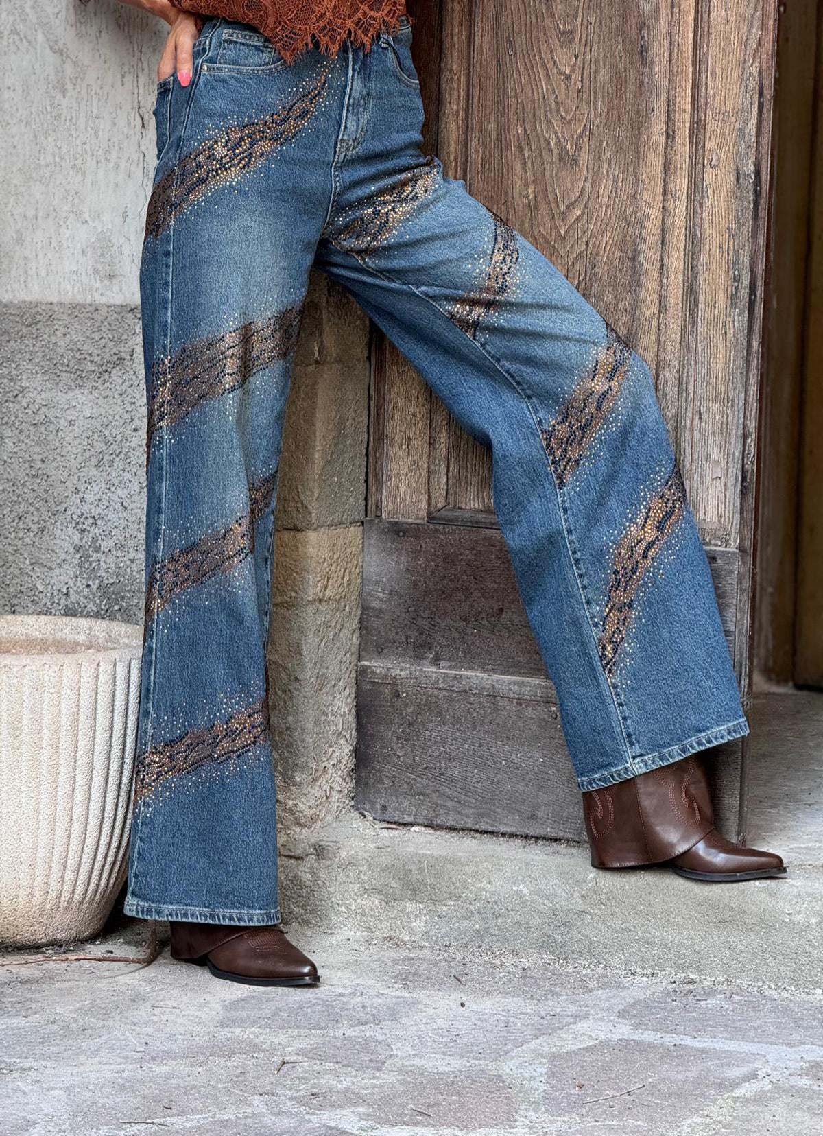 Pants Elowen tiger jeans
