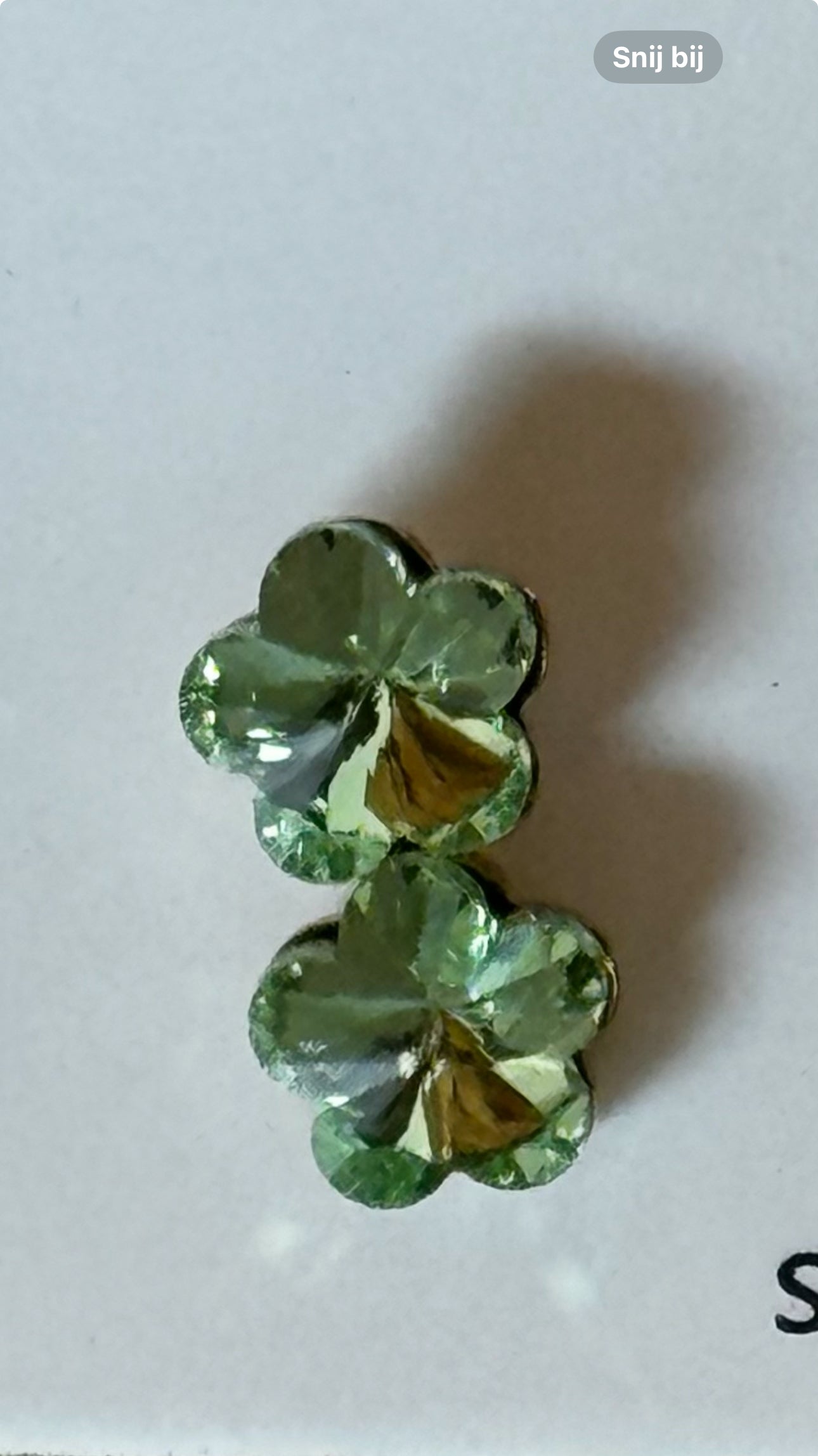 Earrings Stella little smaragd