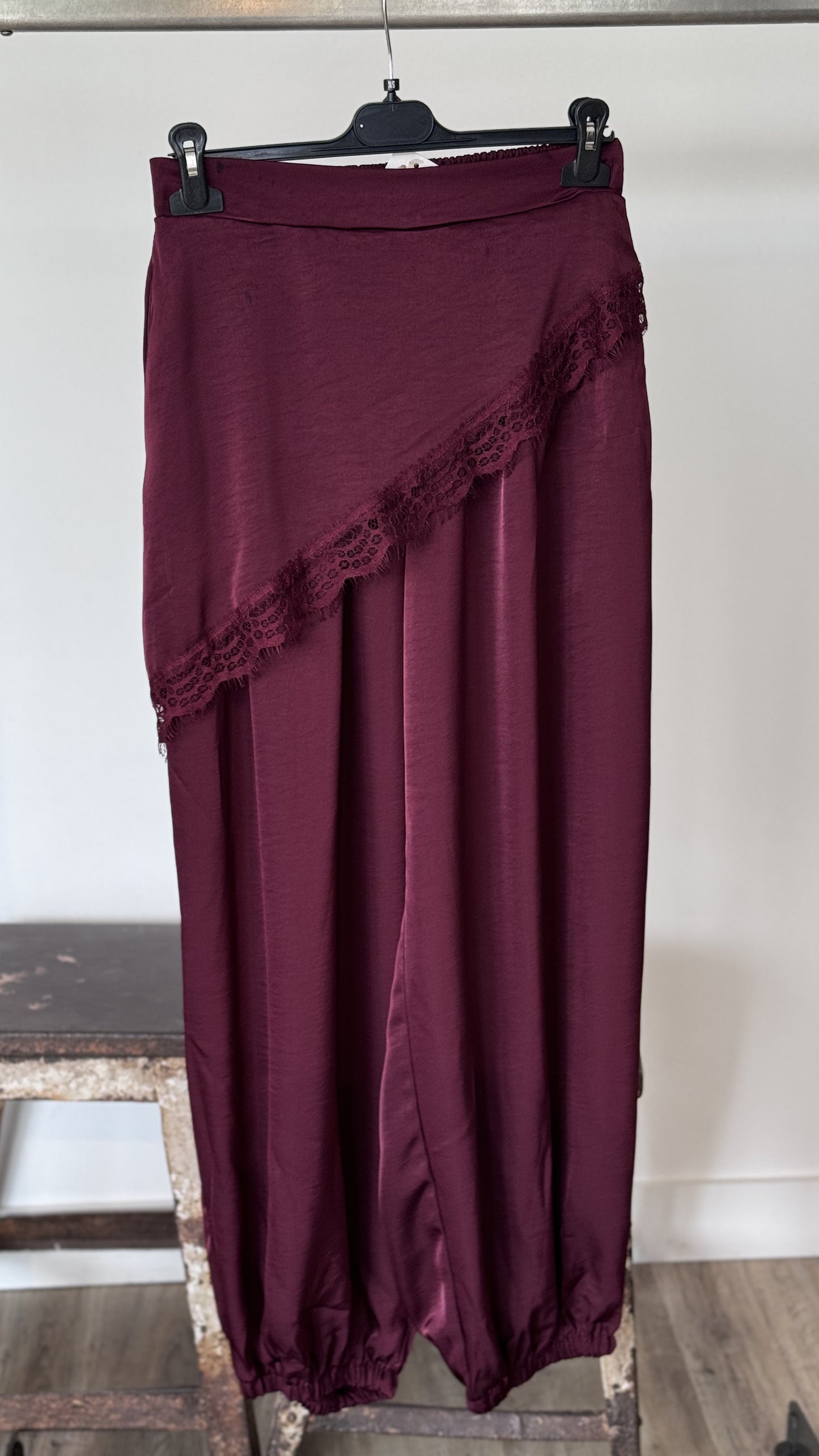 Pants Donna burgundy