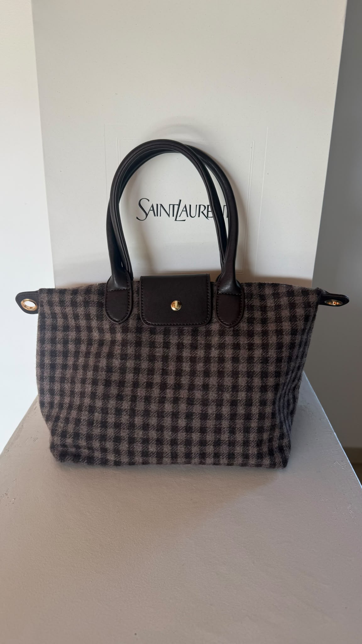 Bag Barbs tartan brown