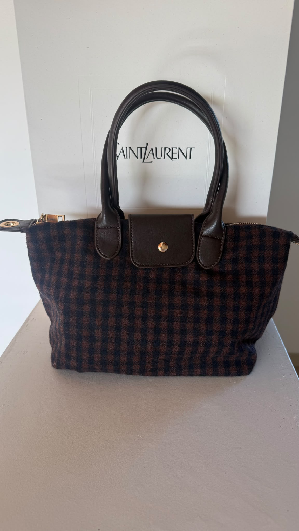 Bag Barbs tartan blue