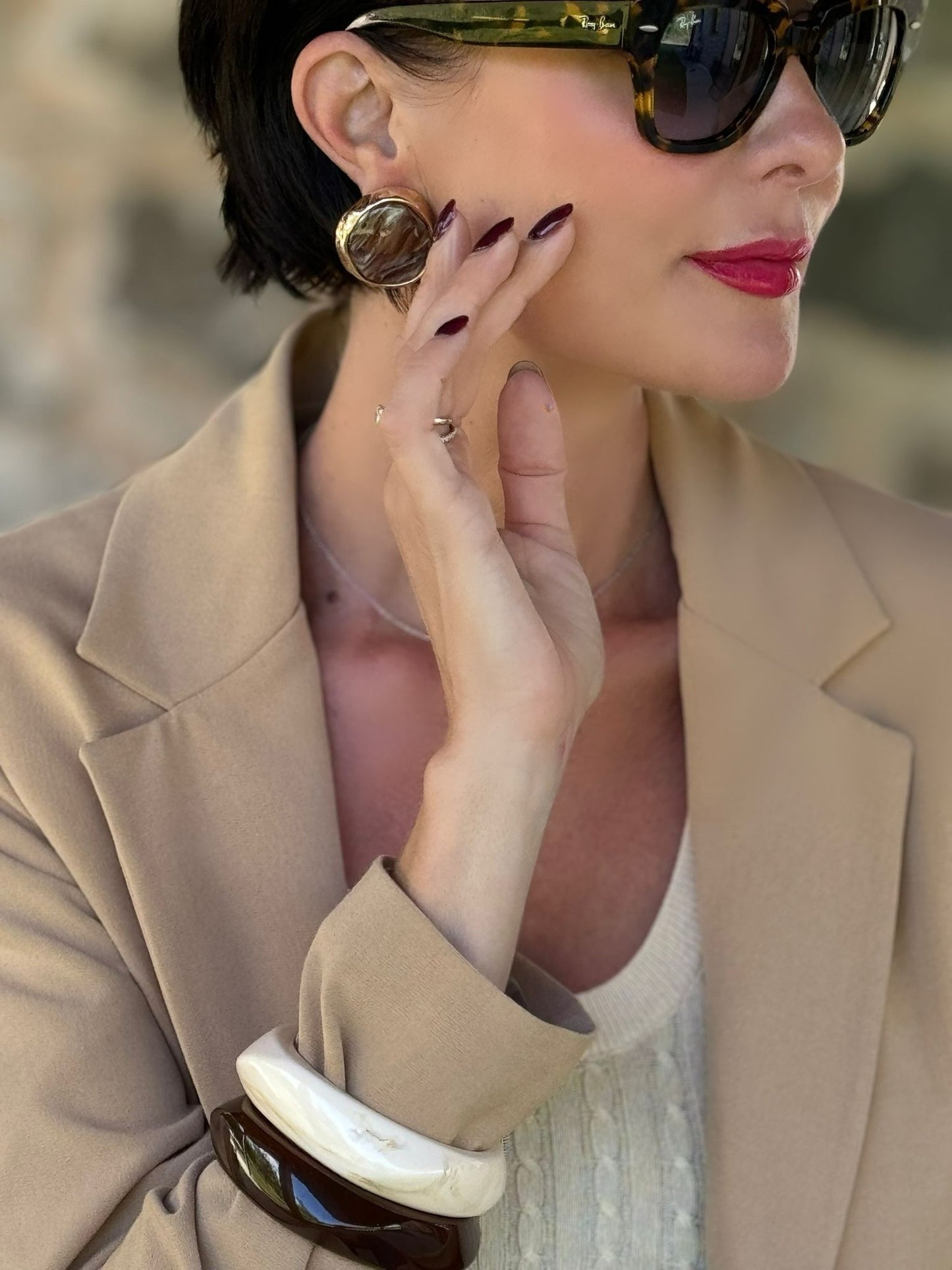 Blazer Automne Camel