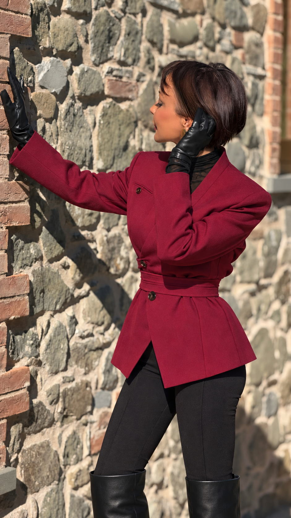 blazer cherry red