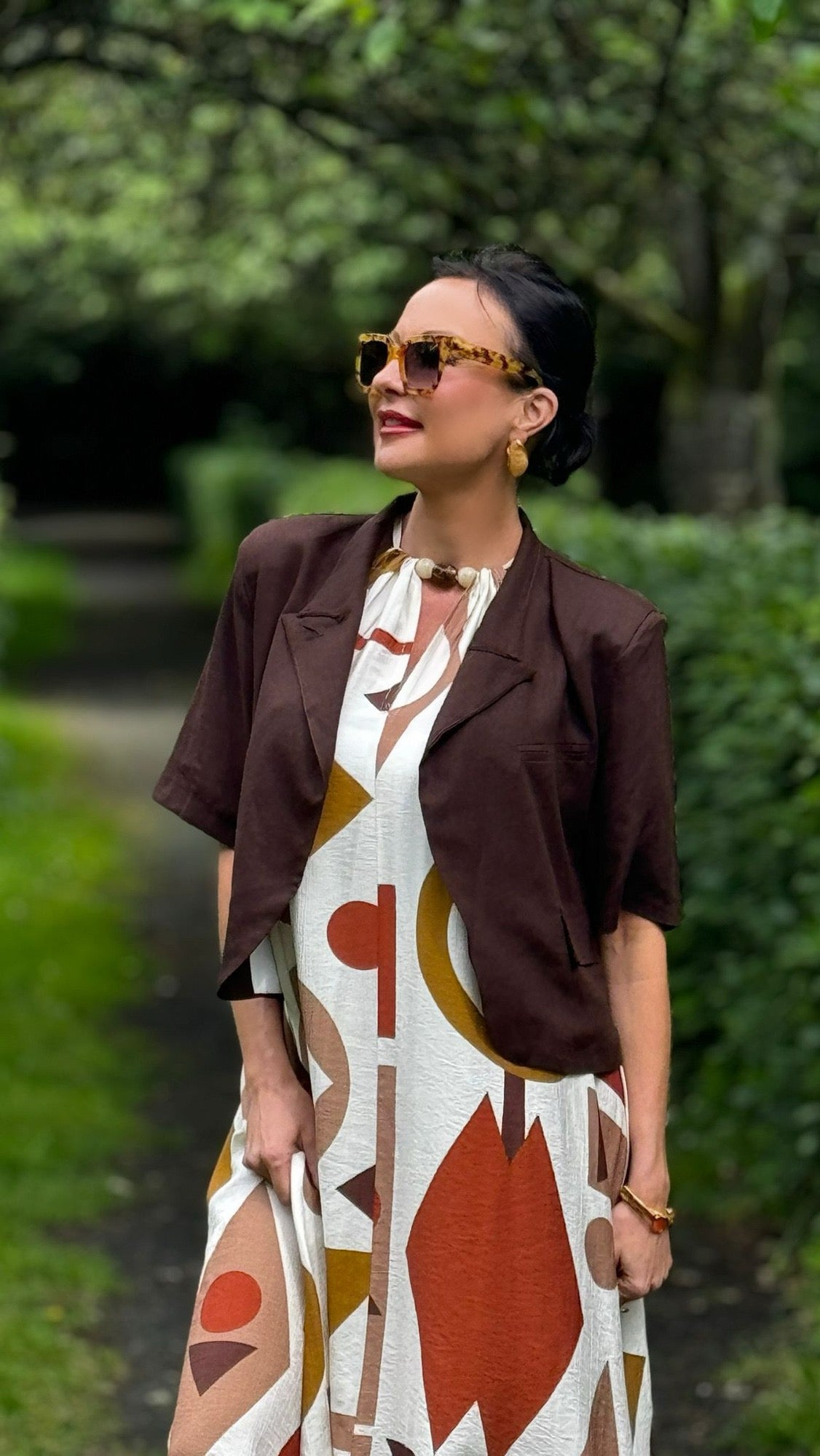Dress cuba printed