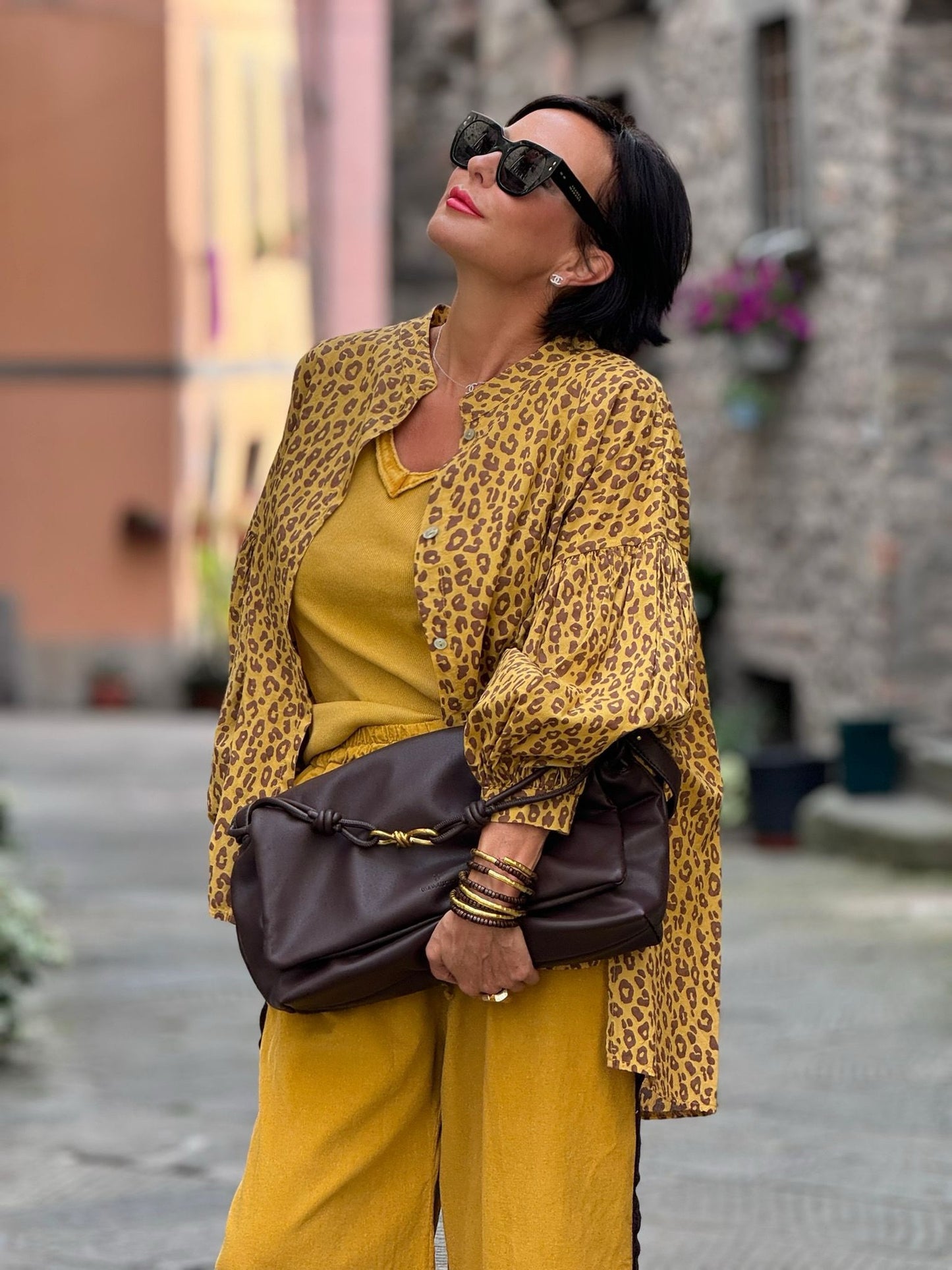 Blouse Lyra leo mustard