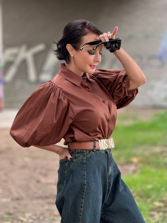 Blouse Linden camel