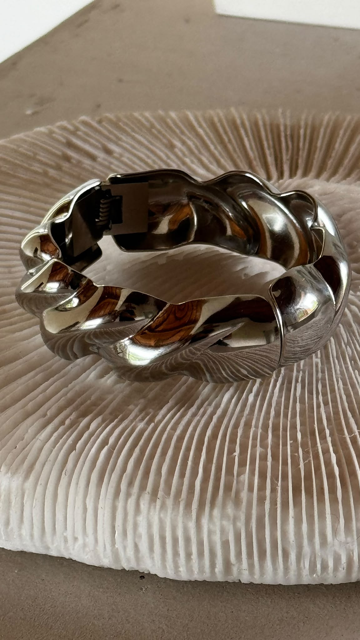 Bracelet Lucca swirl silver