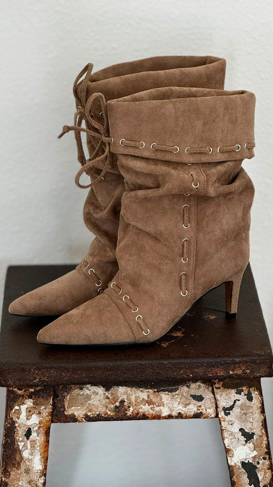 Boots Slouchy sand