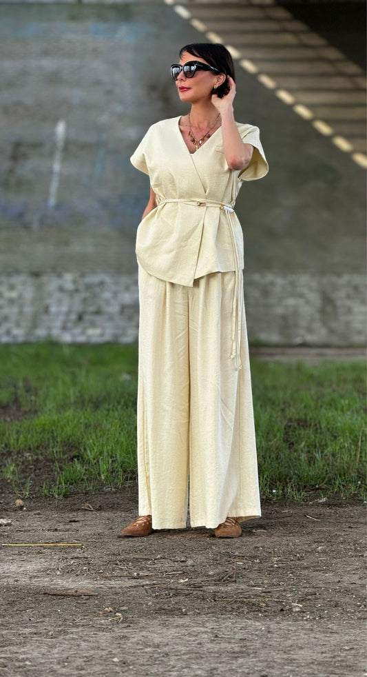 Pants Virginie butter