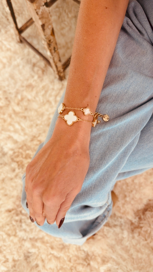 Clover Gold Bracelet