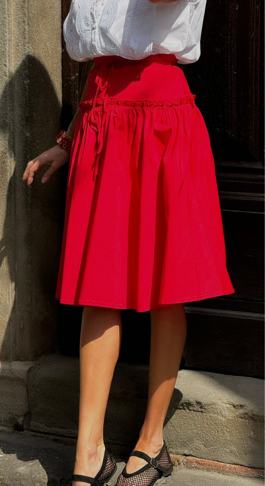 Skirt Ruby red