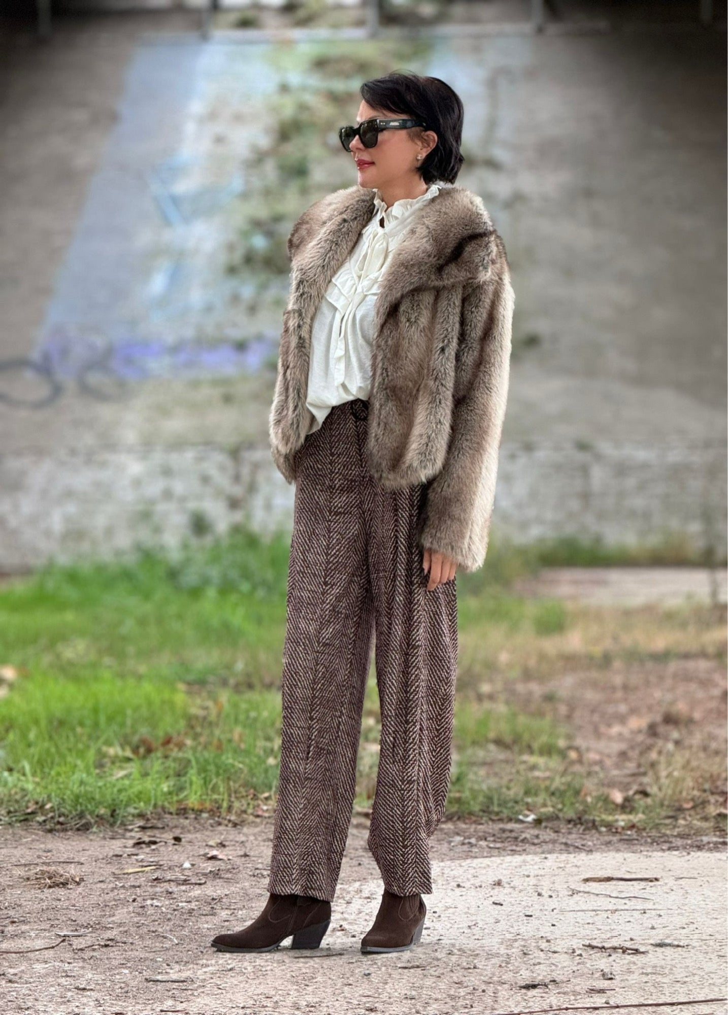 Clara faux fur coat