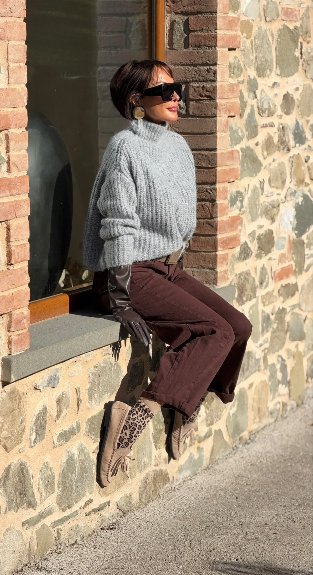 Pants Odette choco