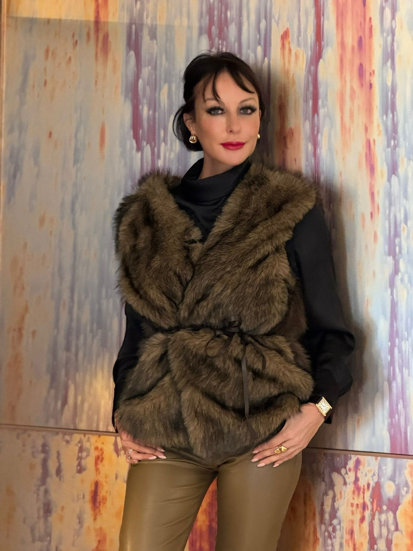 Jacket Giulia faux fur
