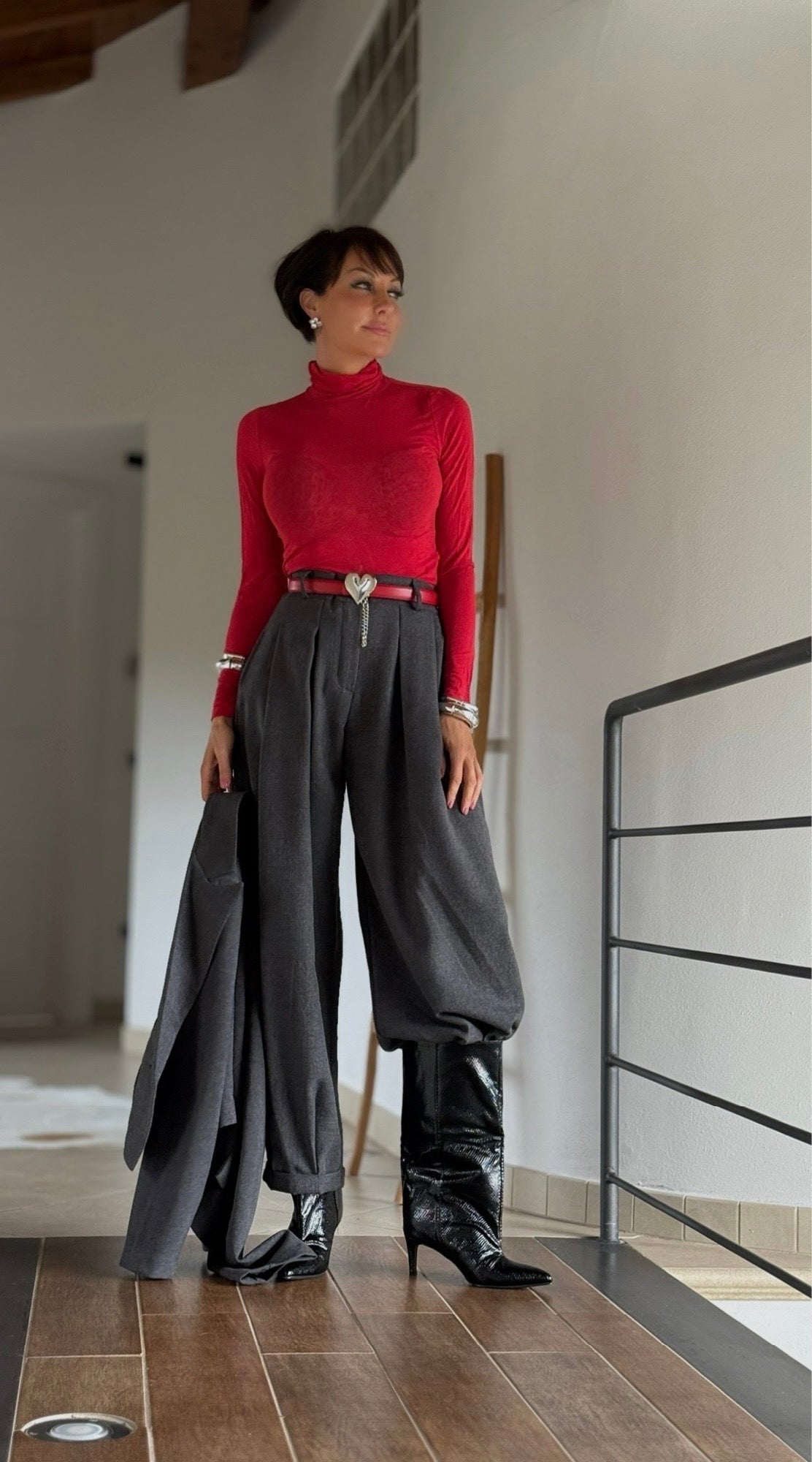 Longsleeve Zita red