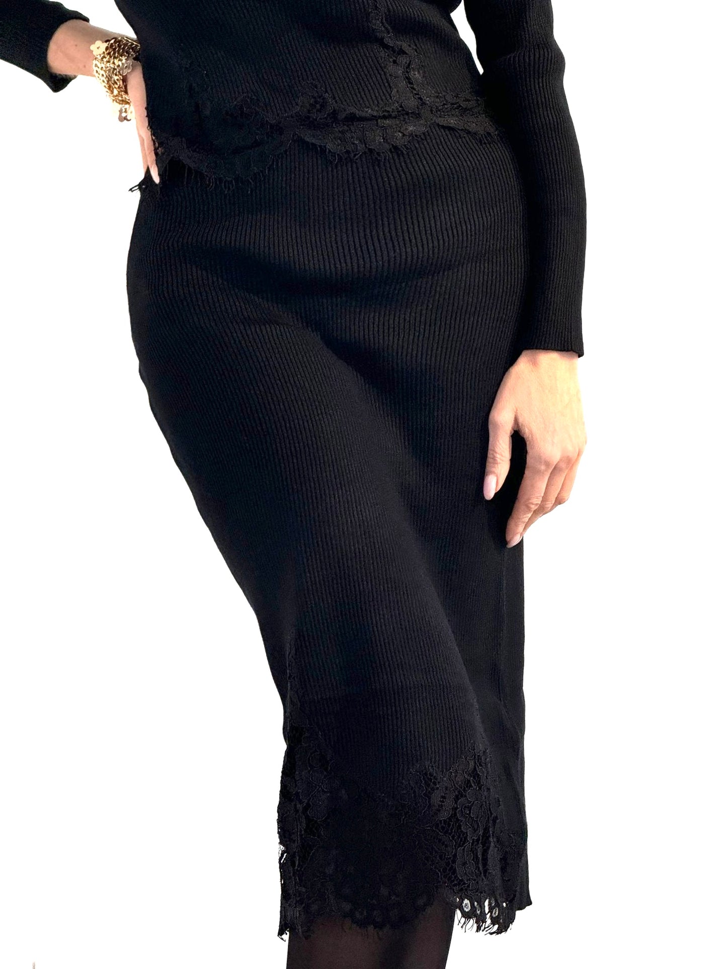 Set Tamy tricot black