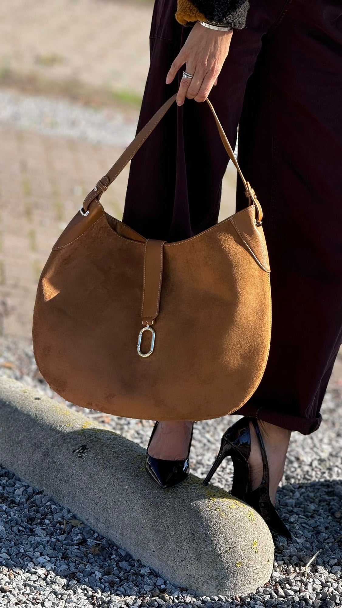 Bag Hobo camel XL